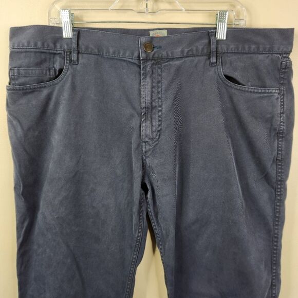 Faherty Mens 5 Pocket Soft Chino Style Organic Cotton Pants 40x32 - Picture 5 of 8